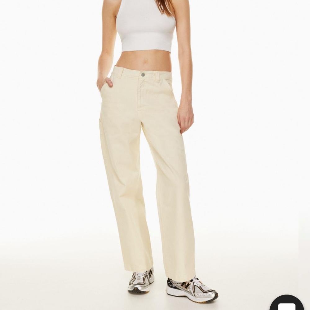 Aritzia TNA Greenwich Pant GD Birch Size 8 NWT